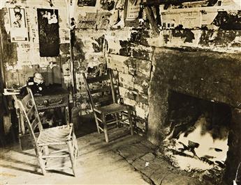 CARL MYDANS (1907 - 2004) Interior of mountain farmhouse, Appalachian Mts., near Marshall, NC * School scene at Cumberland Mountain Far